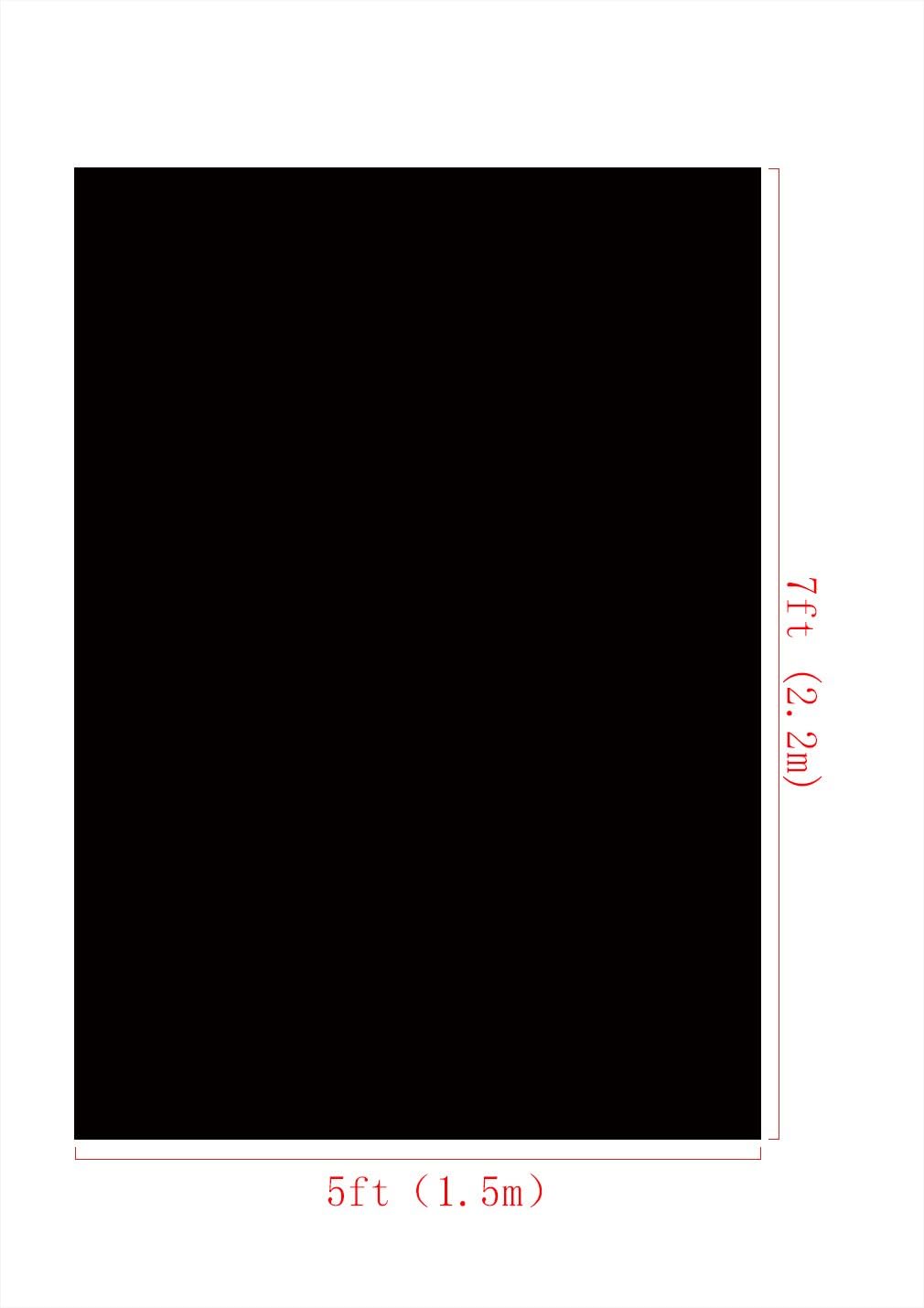 Kate 1,5x2,2m Foto Hintergrund Schwarz Faltbar Microfiber Hintergrund Fotostudio Grundlegender Schwa