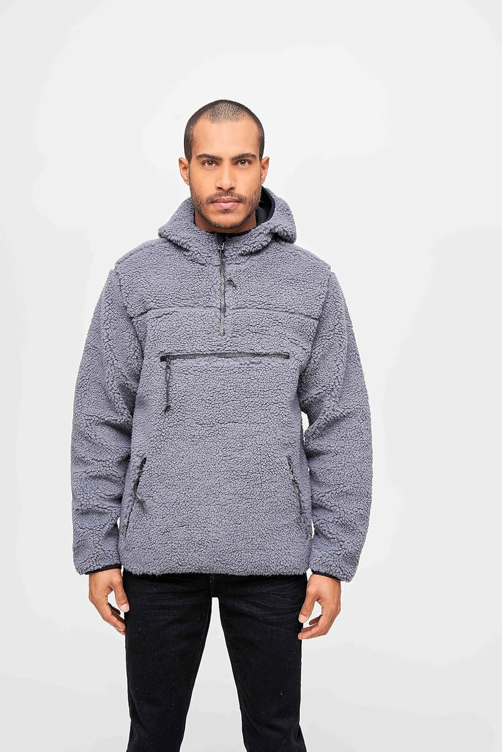Brandit Teddyfleece Worker Pullover 7XL Anthrazit, 7XL Anthrazit