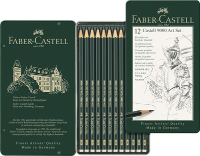 Faber-Castell 117511 - Aquarellstift Albrecht Dürer 120er Metalletui & 119065 - Bleistift Castell 90