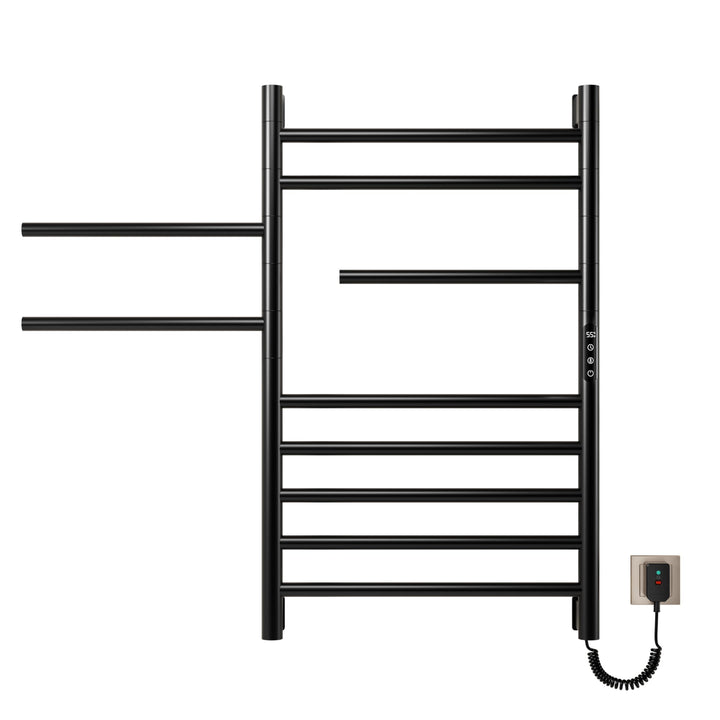 Elektrischer Badheizkörper Handtuchhalter 520 x 850 mm,Elektrischer badheizkörper schwarz,Handtuchhe