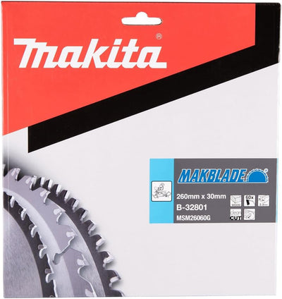 Makita Makblade Saegeblatt, 260 x 30 mm, 60Z, B-32801