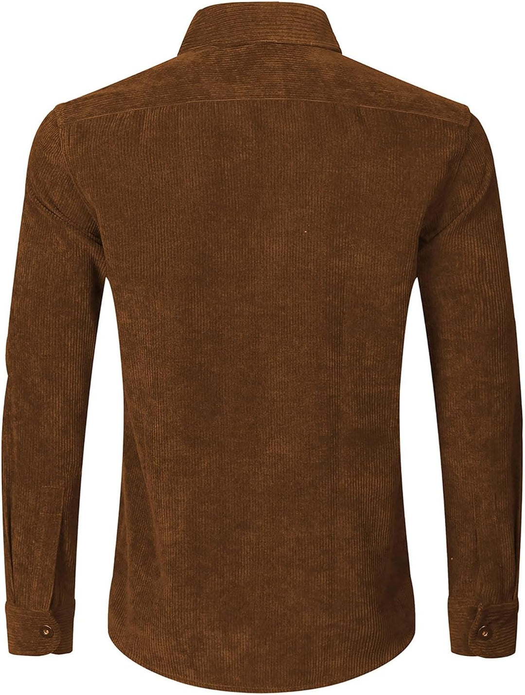 Elegancity Herren Hemd Cord Langarm Freizeithemd Männer Jacke Regular Fit Button Up Hemdjacke Mit Kl