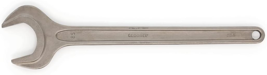 Einmaulschlüssel 894 SW 85mm L.690mm stahlgrau m.Aufhängeloch GEDORE 85 mm Metrisch, 85 mm Metrisch