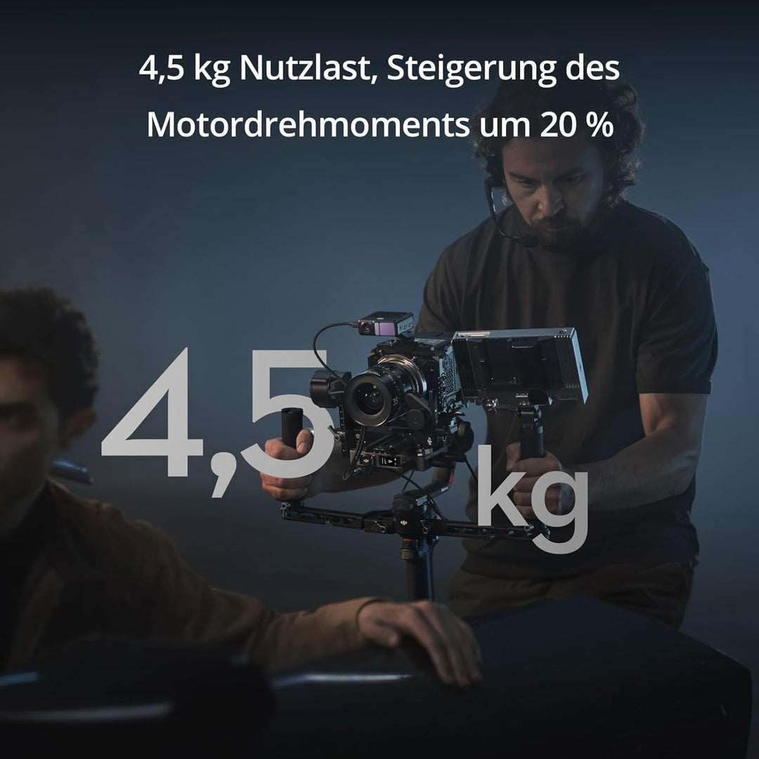 DJI RS 4 Pro Combo (2026), 3-Achsen Gimbal-Stabilisator für DSLR- und Kinokameras Canon/Sony/Panason