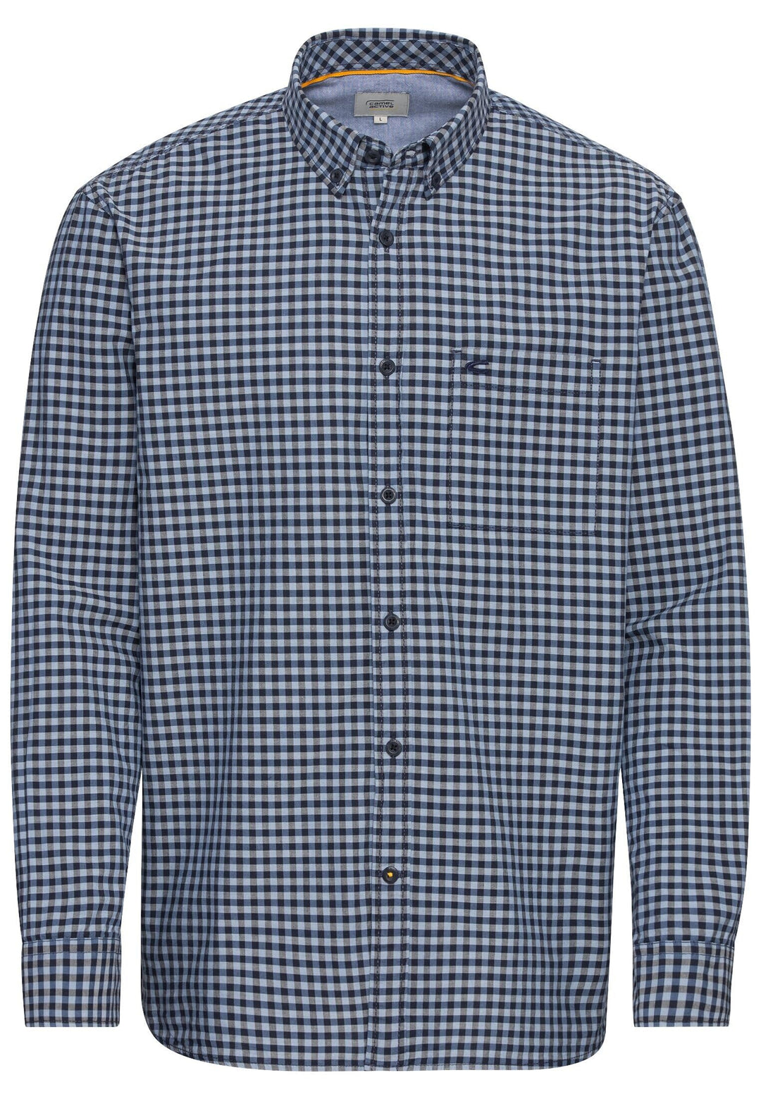 camel active Herren Freizeithemd S Night Blue, S Night Blue
