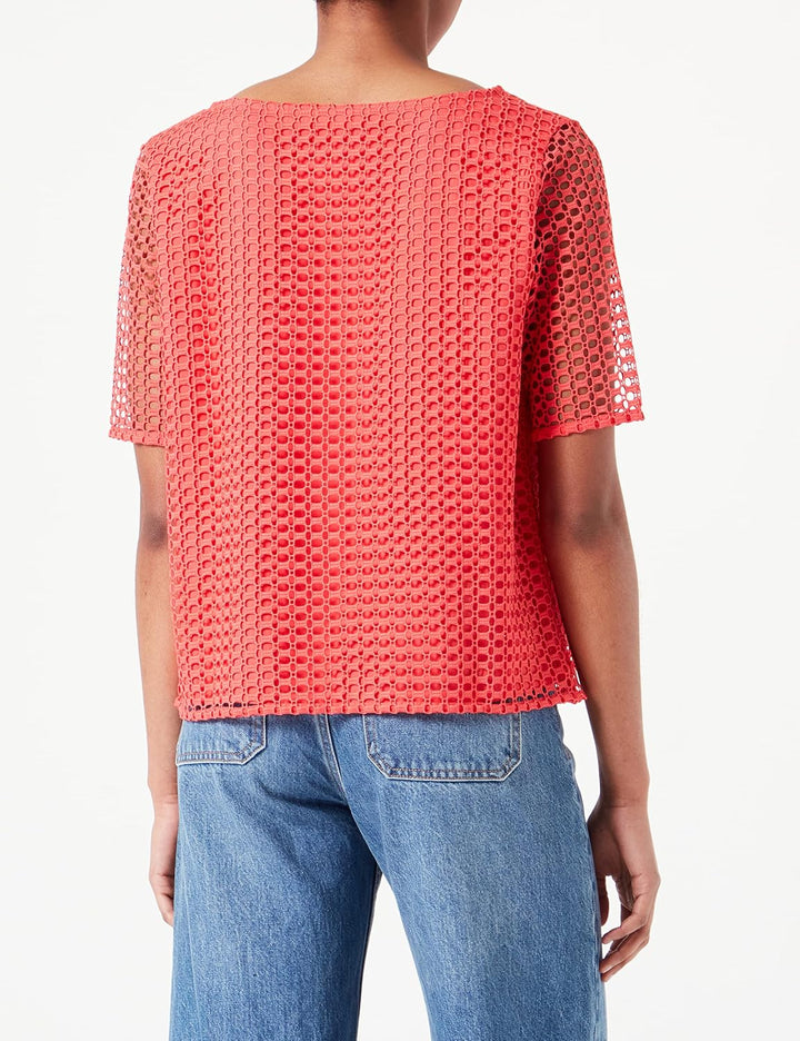 s.Oliver BLACK LABEL Damen Bluse, 3/4 Arm 36 Lilac/Pink, 36 Lilac/Pink