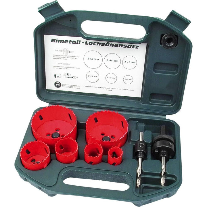 Mannesmann M44100 Bimetall-Lochsägensatz 8-teilig