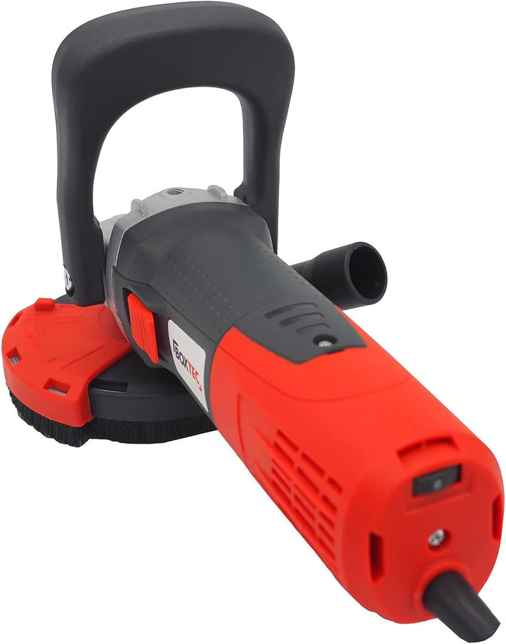 Betonschleifer 125 mm Sanierungsfräse Betonfräse 1.400W mit Drehzahlregelung und Absaughaube, Set mi
