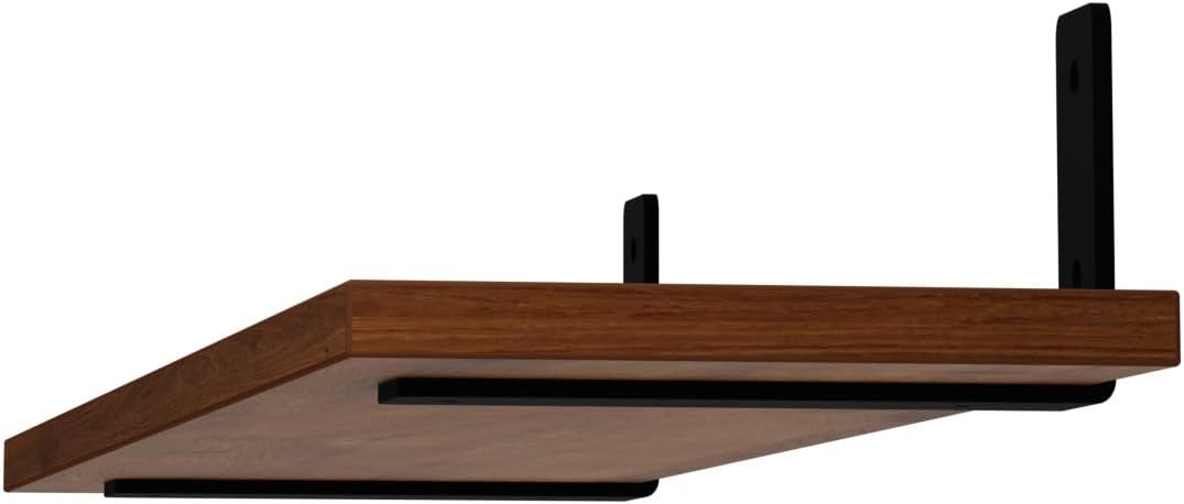 AKKE Hängeregal Wandregal Regalbrett - 60 cm Möbelplatte Metall - Regal - Loft Breto Antike Eiche 60