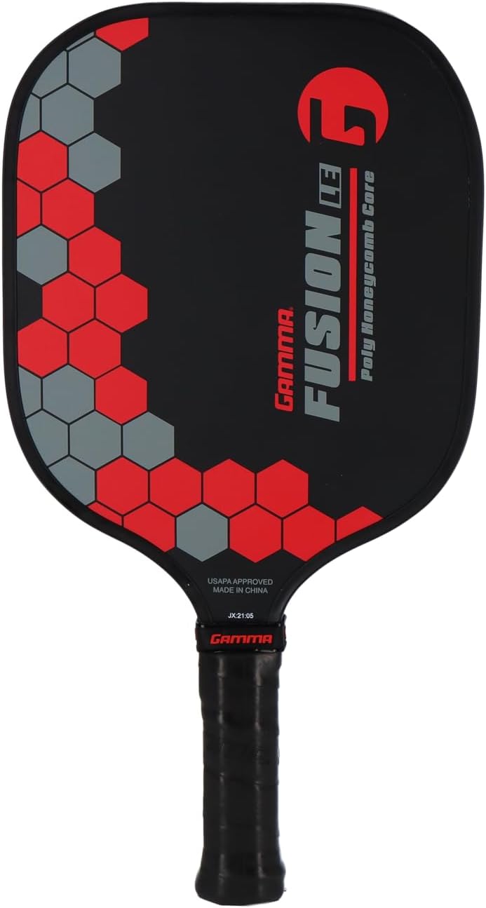 Gamma Poly Core Pickleball-Paddel: Pickle Ball Paddel für drinnen und draussen – strukturierte Graph