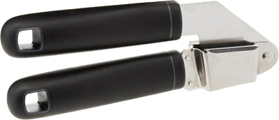 Fackelmann Knoblauchpresse 18 cm SENSE, Küchenhelfer mit Funktionsteil aus rostfreiem Edelstahl, Kno