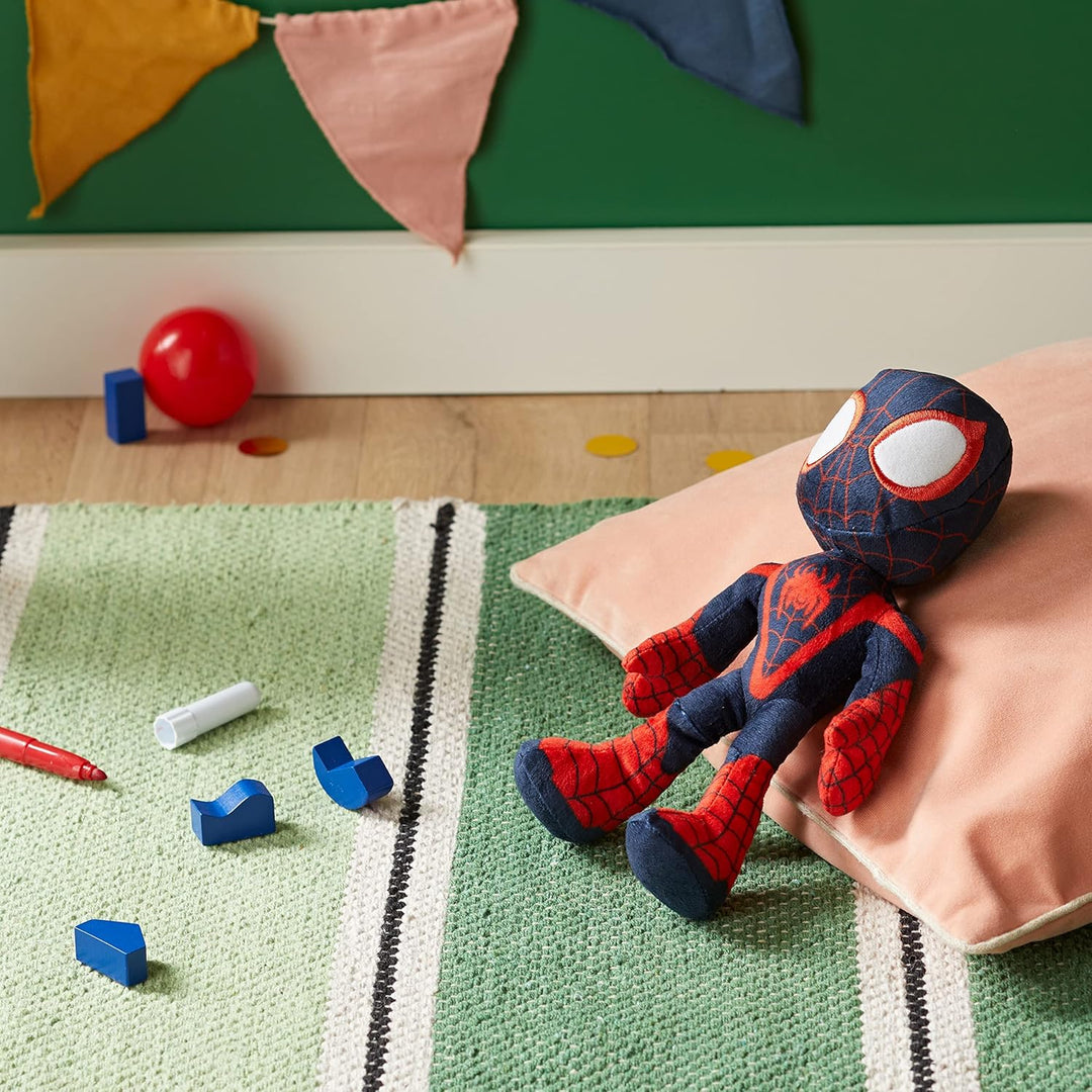 Simba 6315875810X12 - Disney Marvel Spidey, 25cm Plüschfigur mit Glow in The dark Augen &amp; 6315875812