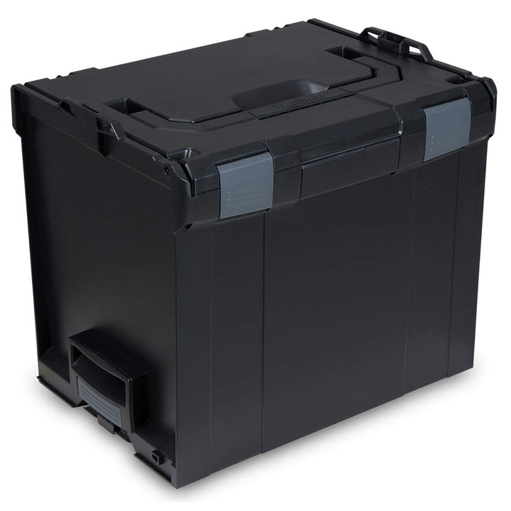 L-BOXX® 374 Bosch Sortimo schwarz leer BSS Werkzeugkoffer Transportbox black, Schwarz