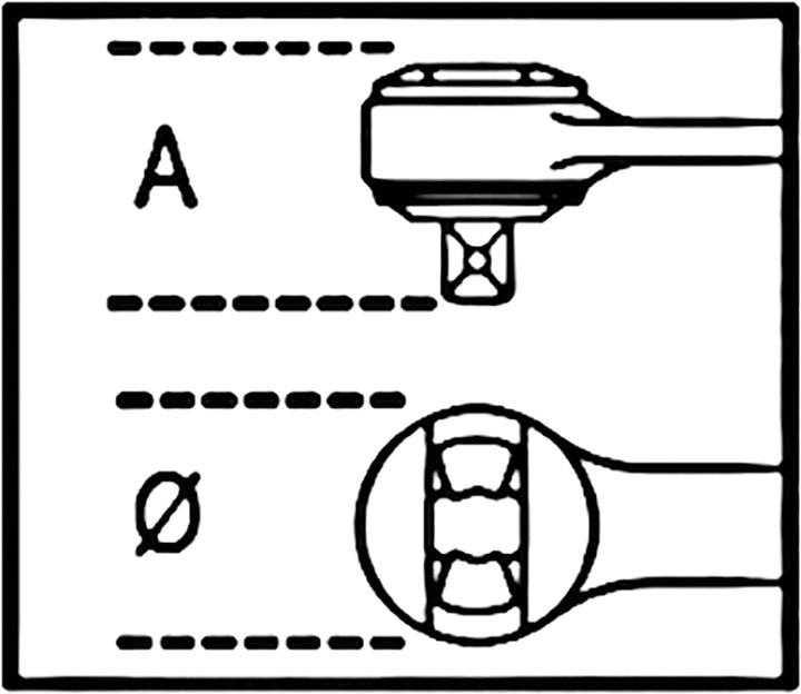 Beta 900/55K Umschaltknarre mit Aussenvierkantantrieb (robustes Werkzeug, Werkstattzubehör, Drehmome