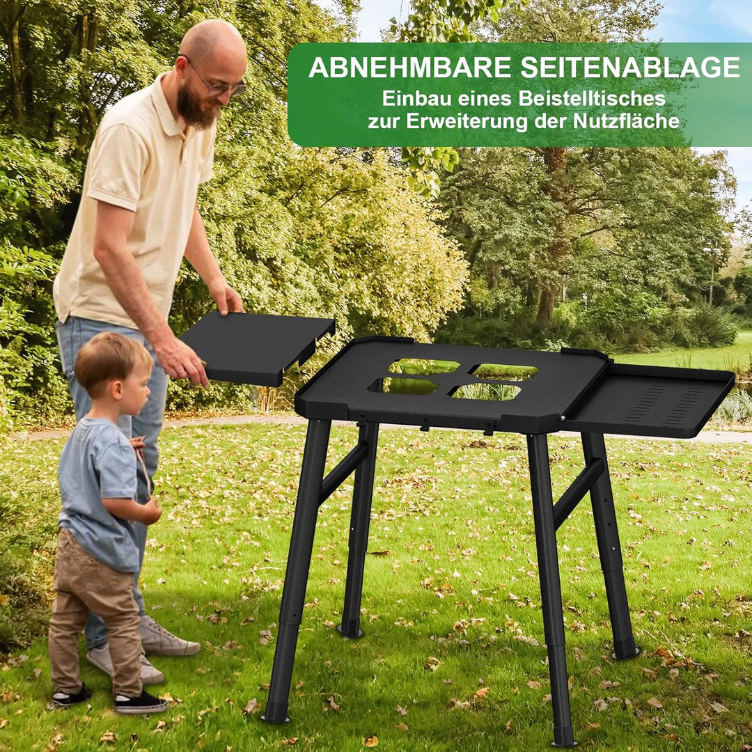 Grillständer für Ninja Woodfire Aussenbereich Grill - Elektrischer Aussenbereich BBQ Grill höhenvers