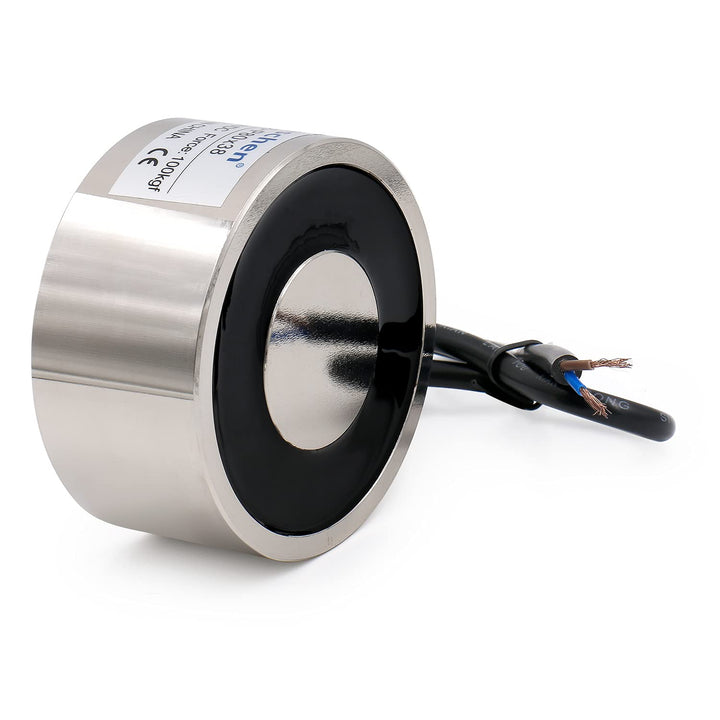 Heschen Elektromagnet-Magnet P80/38, Aussendurchmesser: 80 mm, DC 24 V, 100 kg