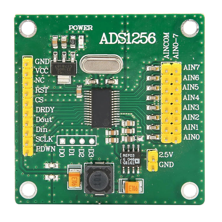 Eujgoov Analog-Digital-Wandlermodul 24 Bit 8 Kanal Hochgenaues ADC-Erfassungsdatenerfassungsmodul AD