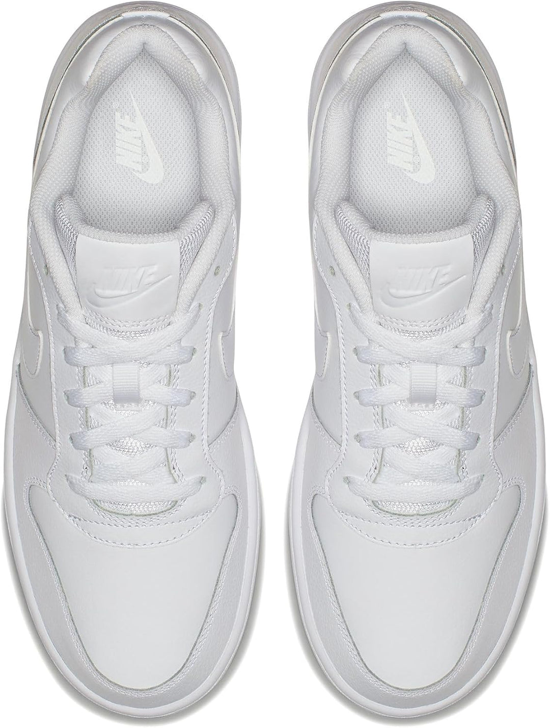 Nike Nike Ebernon Low Prem Herren Basketballschuh 40.5 EU Weiss White 100, 40.5 EU Weiss White 100