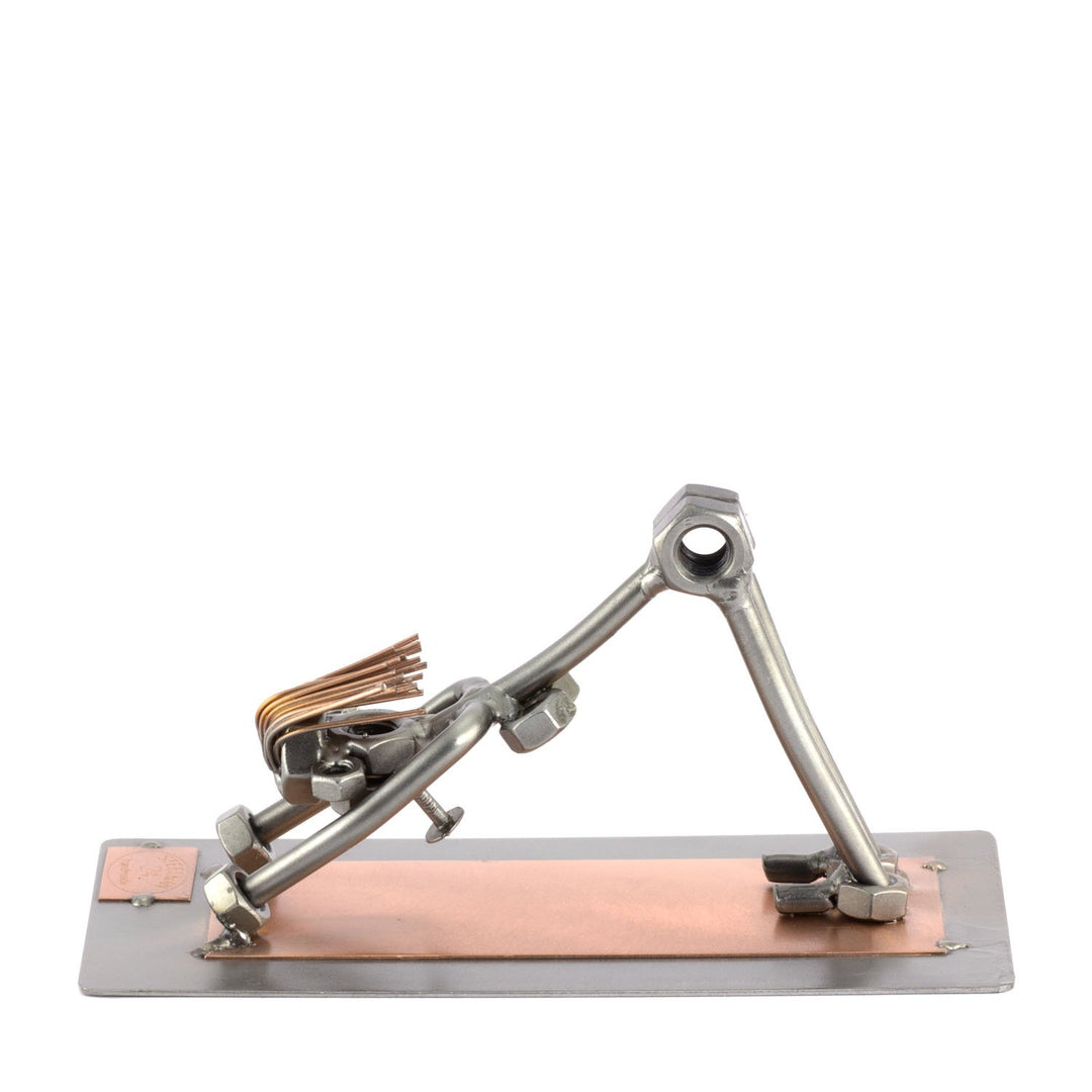 Steelman24 I Schraubenmännchen Yoga (Der Hund) I Made in Germany I Handarbeit I Geschenkidee I Stahl