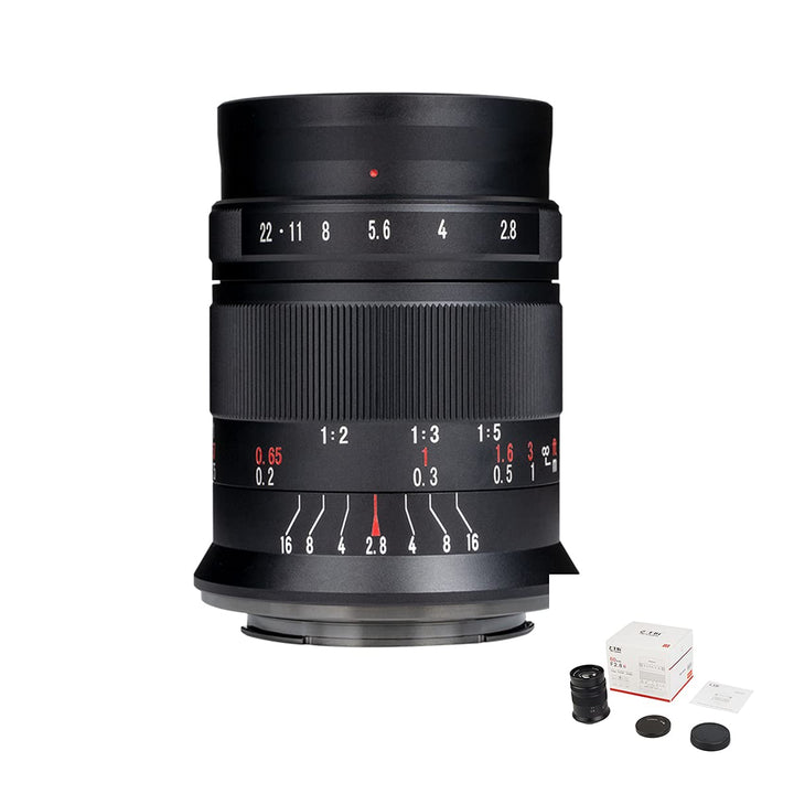 7artisans 60mm F2.8 II APS-C 1:1x Super Makro Spiegelloses Kameraobjektiv Geeignet für Canon EOS-M M