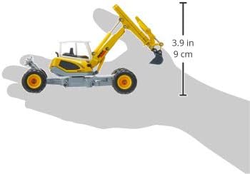 Siku 3548, Menzi Muck Schreitbagger, 1:50, Metall/Kunststoff, Gelb, Verstellbares Fahrwerk Menzi Muc