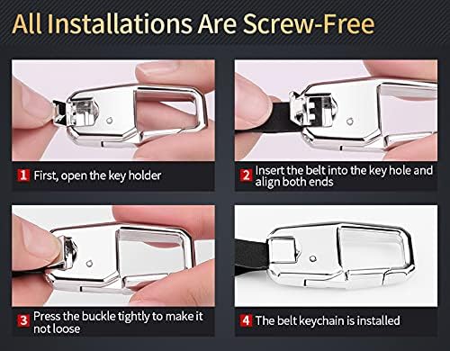 HIBEYO Smart Autoschlüssel Hülle passt für Land Rover Discovery 5 Range Rover Sport Evoque Velar LR2