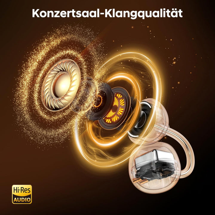 LESUN Open Ear Kopfhörer 6.0 (Champagner-Gold) Das Gold, Das Gold