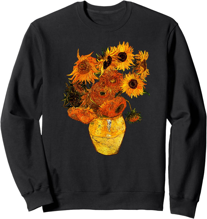 Van Gogh Sunflowers Tee Vintage Yellow Flowers Art Painting Sweatshirt