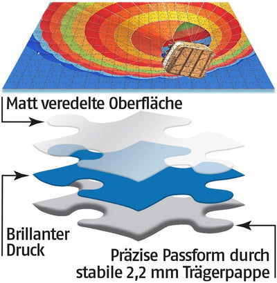 CALVENDO Puzzle Münster - Der Prinzipalmarkt, im Hintergrund die St. Lamberti-Kirche 1000 Teile Lege