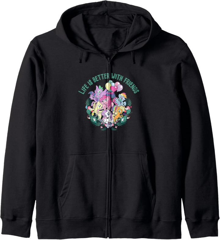 My Little Pony Group Shot Flowers & Balloons Better Friends Kapuzenjacke