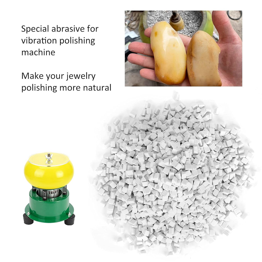 4mm Keramik Schleif,500g Polierkeramik Dreieck Keramische Füllmedien Keramisches Dreikant Schleifmit