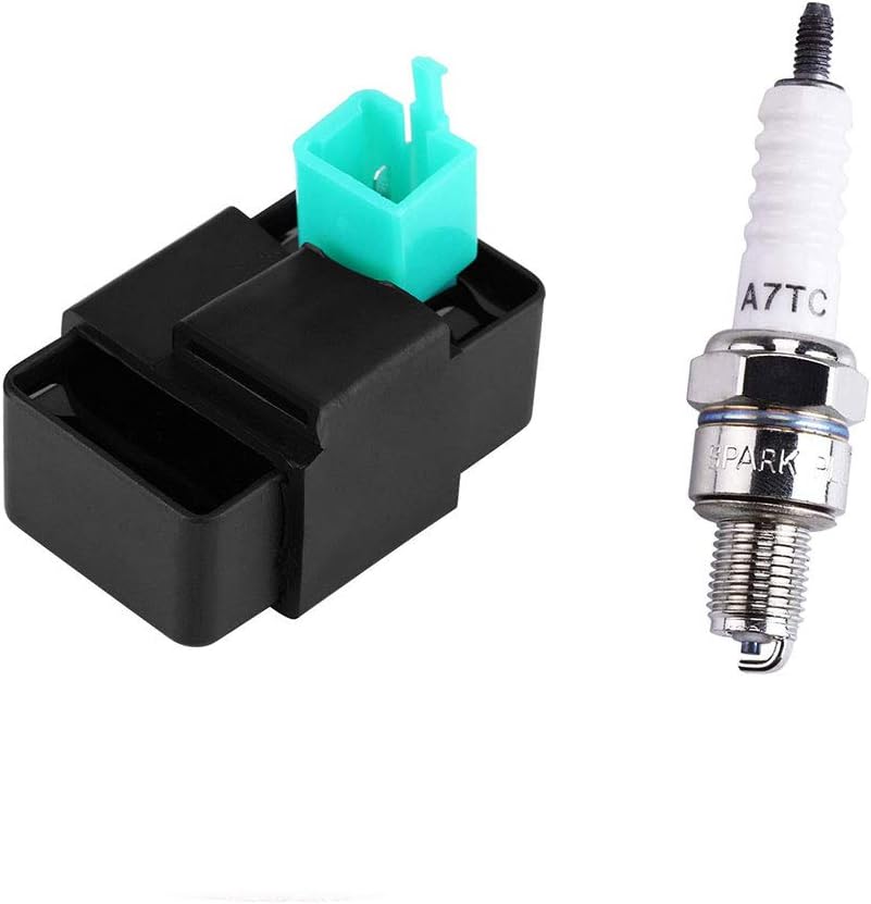 Motorradzündungsspulen, RILOER 5 Pins Roller CDI Box für Motor ATV Dirt Bikes Pit für GY6 50cc-125cc