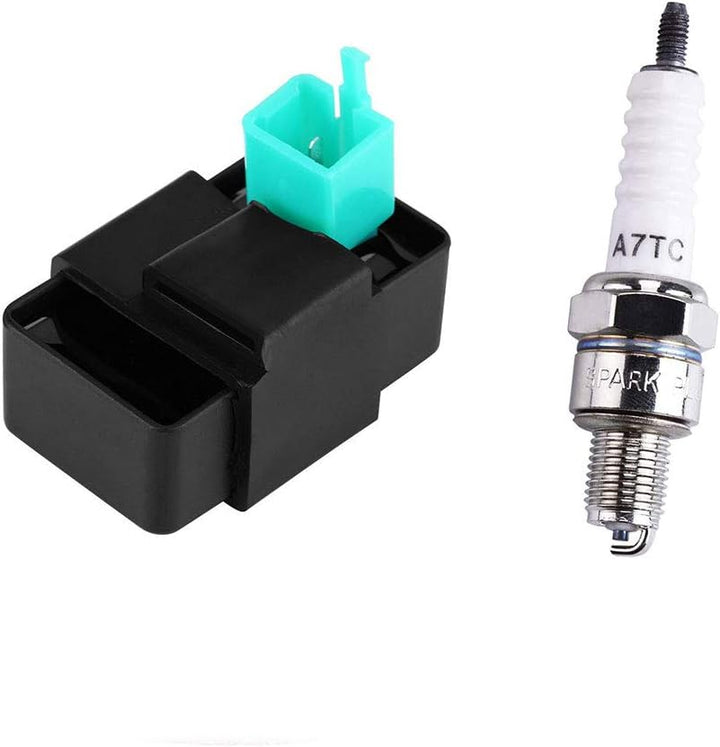 Motorradzündungsspulen, RILOER 5 Pins Roller CDI Box für Motor ATV Dirt Bikes Pit für GY6 50cc-125cc