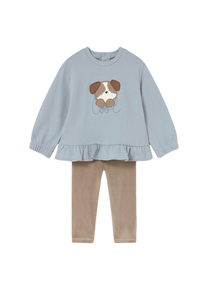 Mayoral Set Leggings Pullover für Baby - Mädchen Maulwurf 12 Monate, 12 Monate