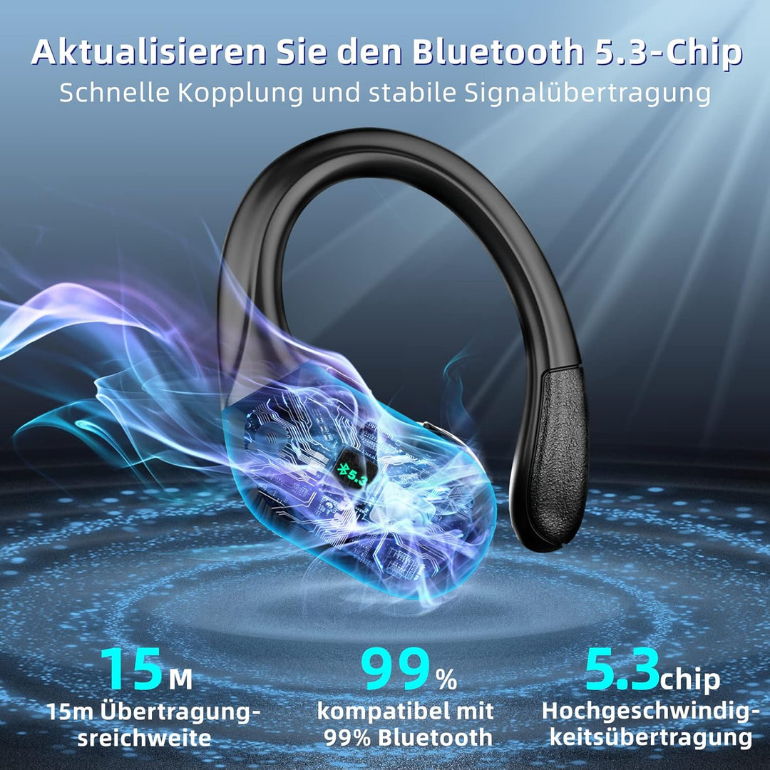 Ulfsaar Bluetooth Kopfhörer, Ear Kopfhörer Kabellos Bluetooth 5.3 mit HD Mikrofon, Wireless Kopfhöre