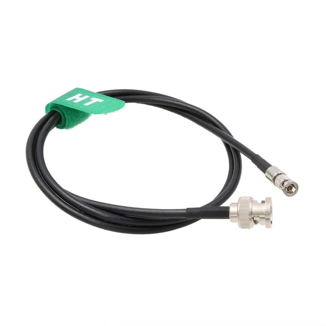 HangTon 3G SDI Video Koaxialkabel 75 Ohm HD Micro BNC auf Standard BNC für DJI Lightbridge 2, Blackm