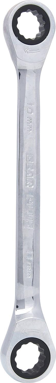 KS Tools 503.4503 GEARplus Doppel-Ratschenringschlüssel, 10x11mm, 10x11mm