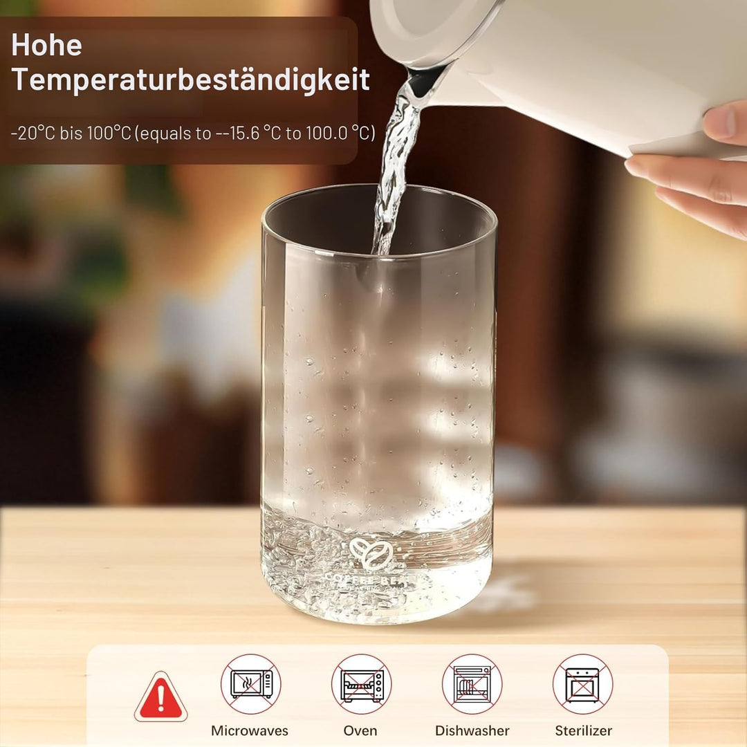 Kaffeedose Luftdicht Glas, 1.7L Kaffeebohnen Behälter mit Auslassventil und Datumsanzeige, Transpare