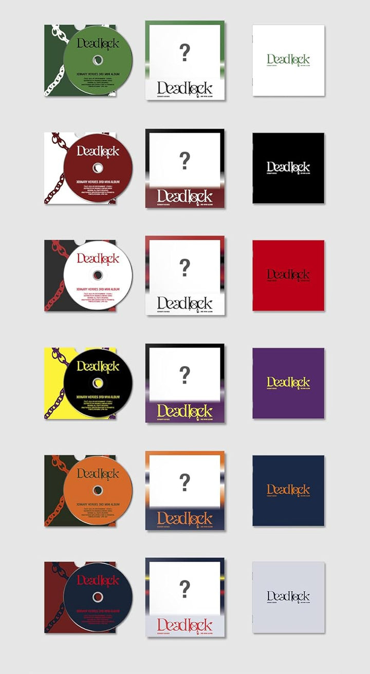 XDINARY HEROES - 3rd Mini Album Deadlock Compact Edition CD (Random ver.)