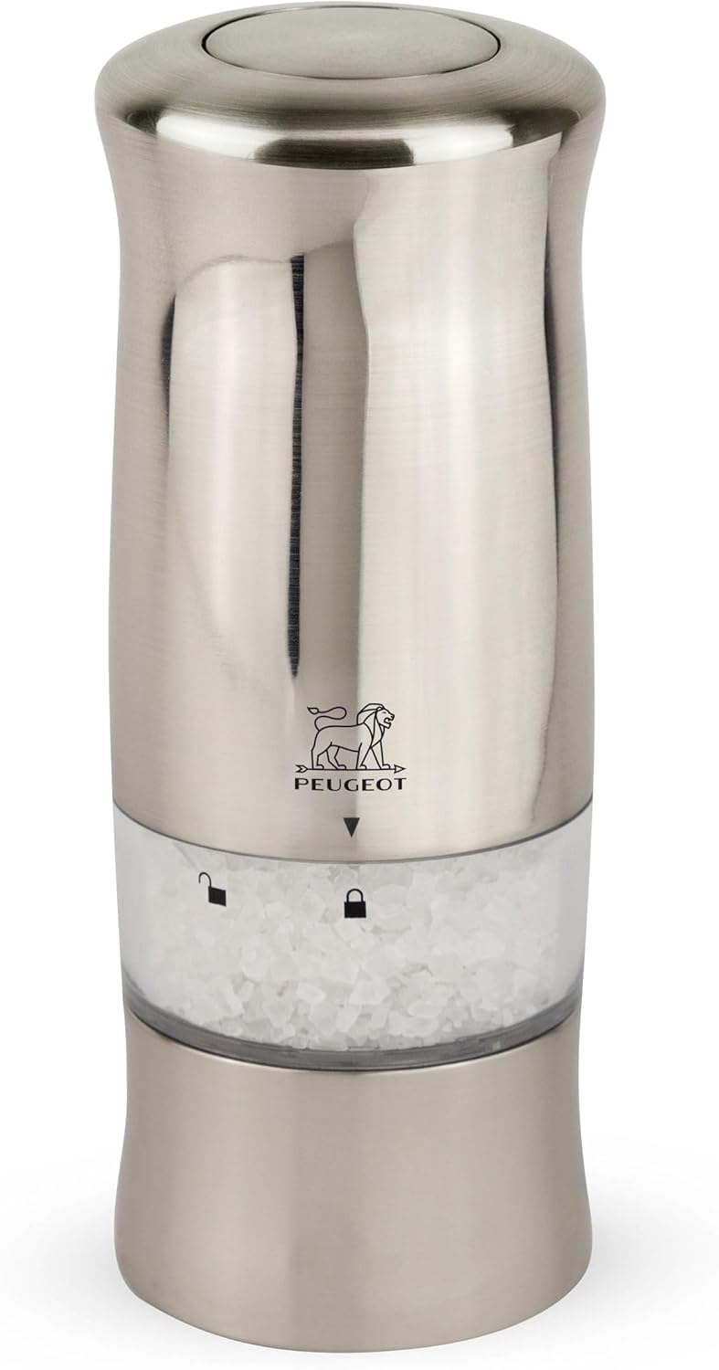 Peugeot Mühlenserie Zeli 24086, Kunststoff in Edelstahloptik Salzmühle, Salzmühle