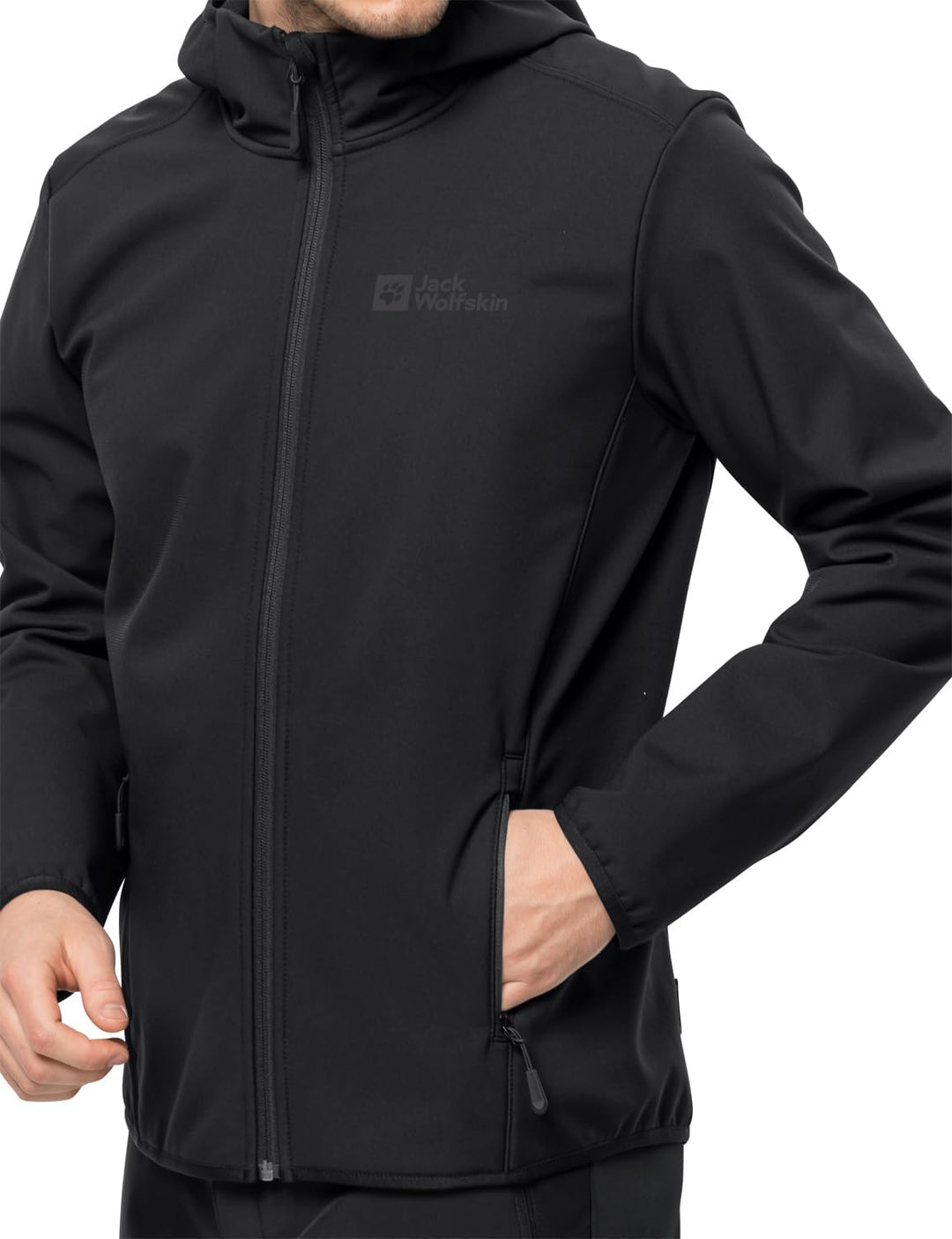 Jack Wolfskin Herren Bornberg Hoody M Softshelljacke S Schwarz, S Schwarz