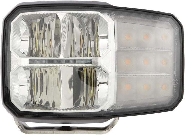 HELLA - LED-Hauptscheinwerfer - C140 - 24/12V - Anbau - Lichtscheibenfarbe: transparent - Stecker: D