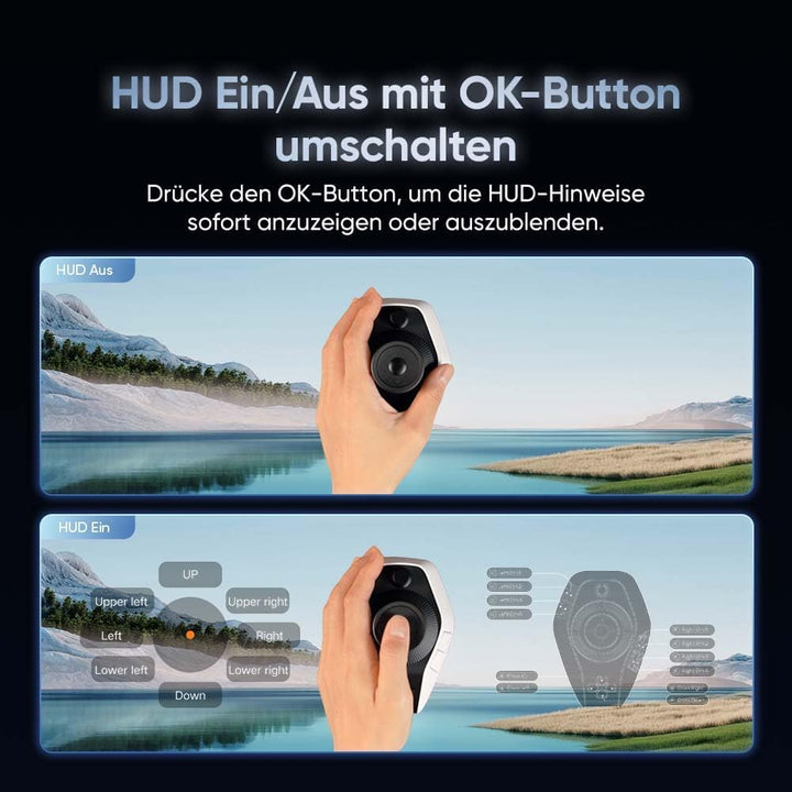 XPPen Pilot Pro Kreativ-Konsole, Pro Bluetooth-Controller für Grafikdesign, Video- und Fotobearbeitu