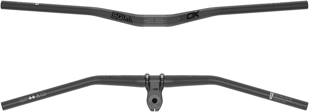SQlab Unisex 3ox Carbon Lenker, Schwarz, 16 - High EU