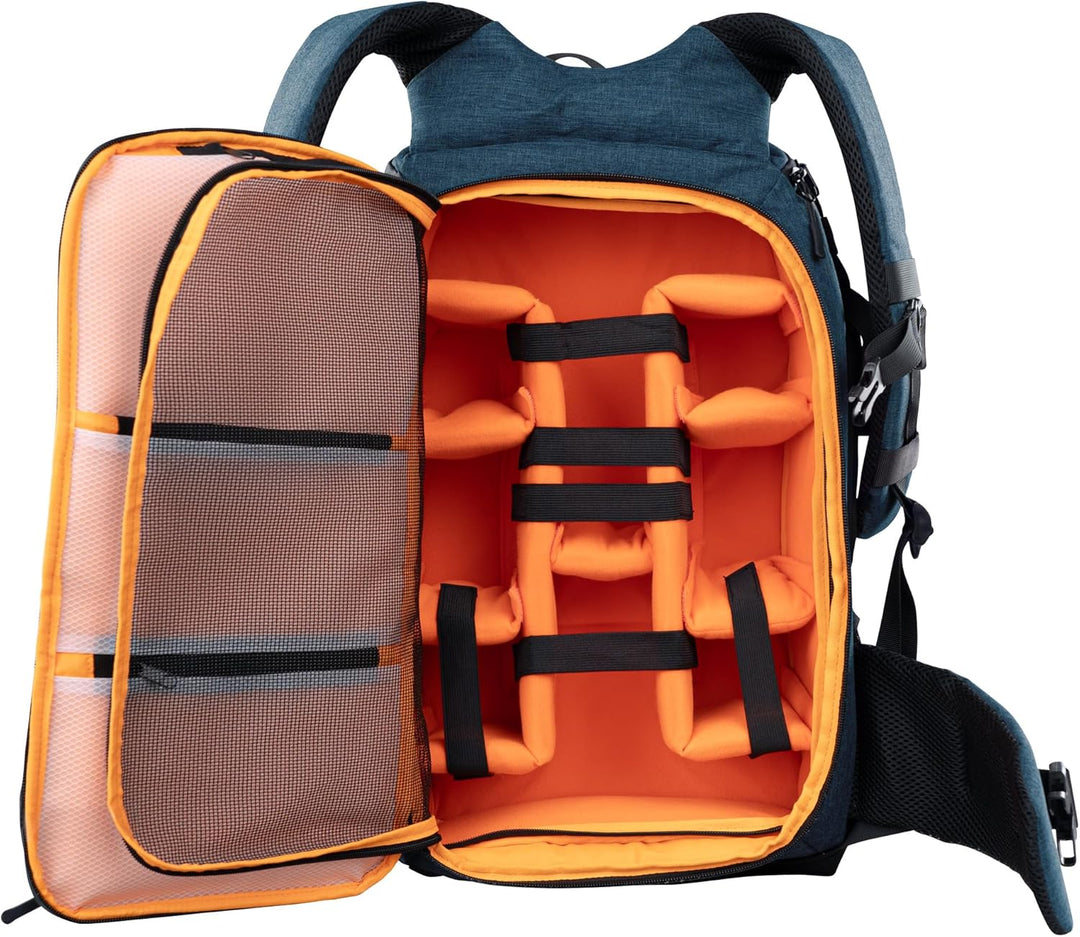 DÖRR Fotorucksack Prag Pro 20L & Prag Go 16L, Wasserdicht, Kamera-Rucksack, 16 Zoll Laptopfach, Spie