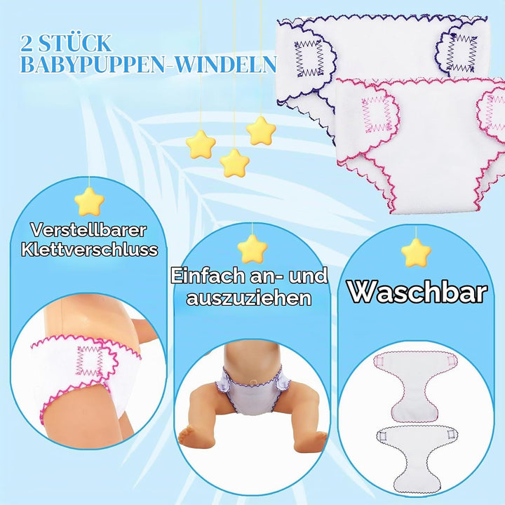 Magische Flasche Baby Puppe Milchfläschchen mit Schnuller, Magische Puppenflasche mit Verschwindende