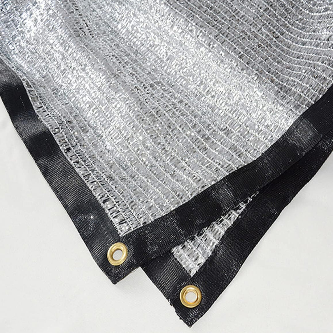 Aluminet Shade Cloth Reflektierendes Aluminet Sonnenschutznetz UV-BestäNdiges Netz Mit ÖSen FüR Blum