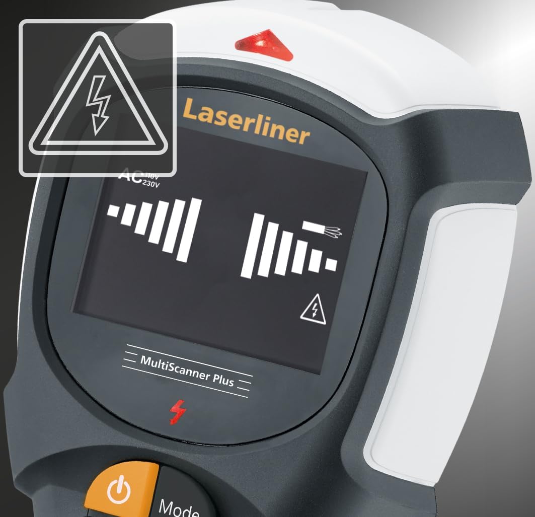 Laserliner Ortungsgerät MultiScanner Plus 080.967A Ortungstiefe (max.) 120mm Geeignet für eisenhal