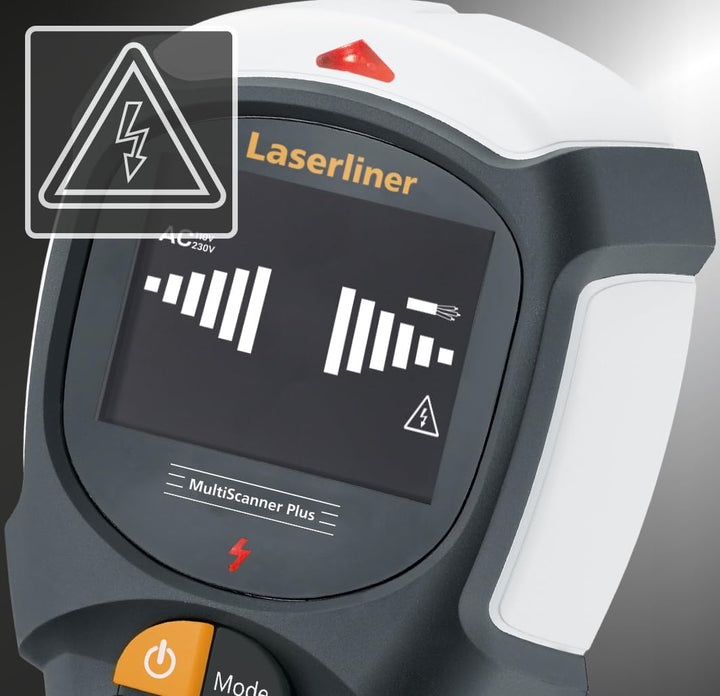 Laserliner Ortungsgerät MultiScanner Plus 080.967A Ortungstiefe (max.) 120mm Geeignet für eisenhal