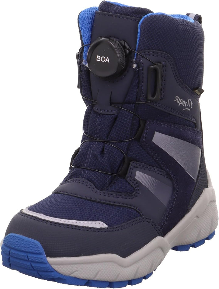 Superfit Jungen CULUSUK 2.0 warm gefütterte Gore-Tex Schneestiefel, Blau 8000